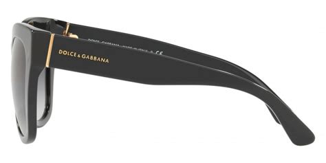 dolce gabbana zonnebril dg4270|Dolce & Gabbana DG4270 501/8G 55 Black Sunglasses.